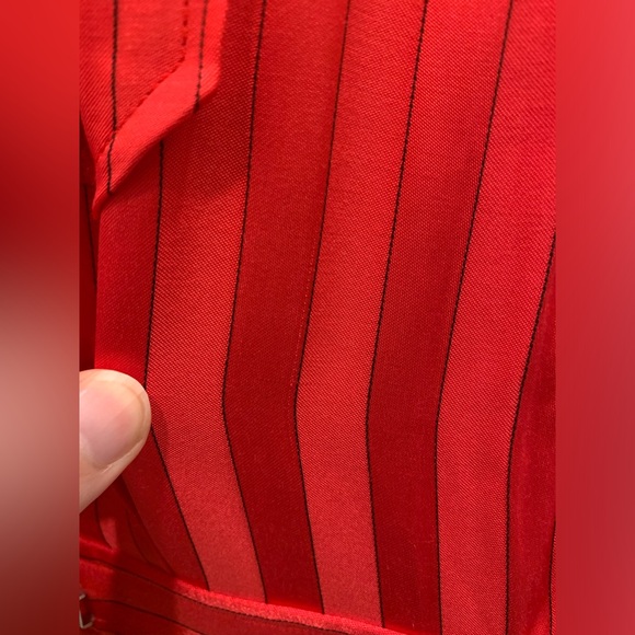 NWT Equipment Red Striped Jumpsuit Size 4 - Picture 8 of 8